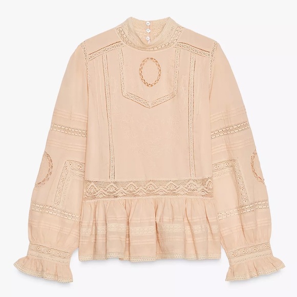 ZW COLLECTION EMBROIDERED ROMANTIC SHIRT - Picture 7 of 12